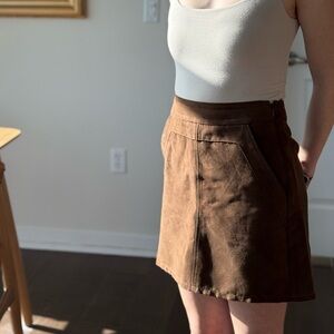 Brown pencil skirt!